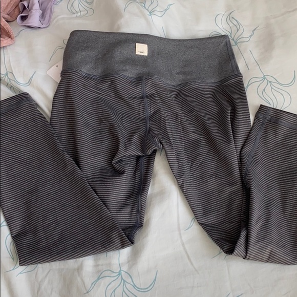 Vuori | Pants u0026 Jumpsuits | Vuori Capri Legging Gray Stripe | Poshmark